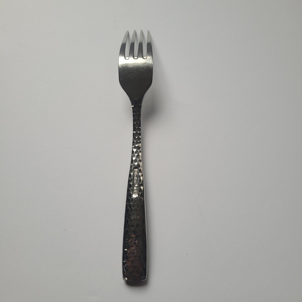 Fortessa Lucca Hammered Fork Stainless Steel Dinner 18/8 Replacement - Picture 5 of 10